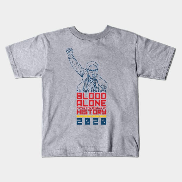 Schrute 2020 Kids T-Shirt by huckblade